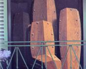 雷内 马格里特 : 透视（马奈的阳台2）